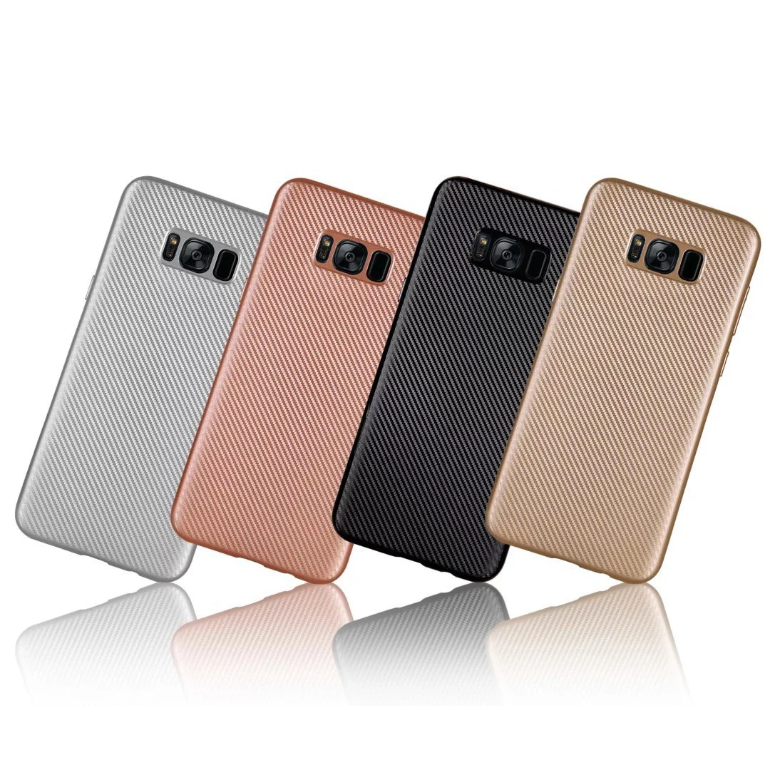 Scrub Carbon Fiber Soft Silicone For Samsung Galaxy A3 A5 A7 J1 J3 J5 J7 2016 2017 Grand Prime S8 S9 Plus Phone Cases Funda |