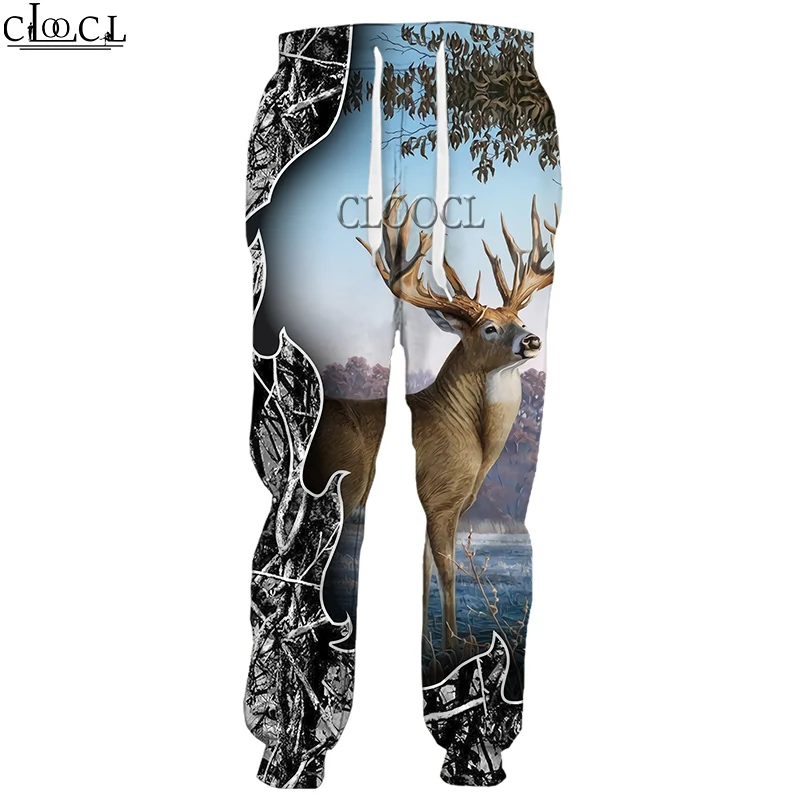 

CLOOCL Newest Popular Animal Hunting Deer Trousers 3D Print Men Women Hip Hop Harajuku Autumn Casual Style Pants Drop Shipping