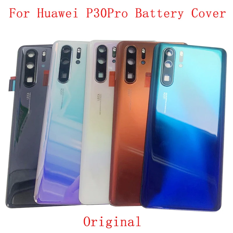 Оригинальная Крышка батарейного отсека задняя крышка корпуса для Huawei P30 Pro P30Pro с