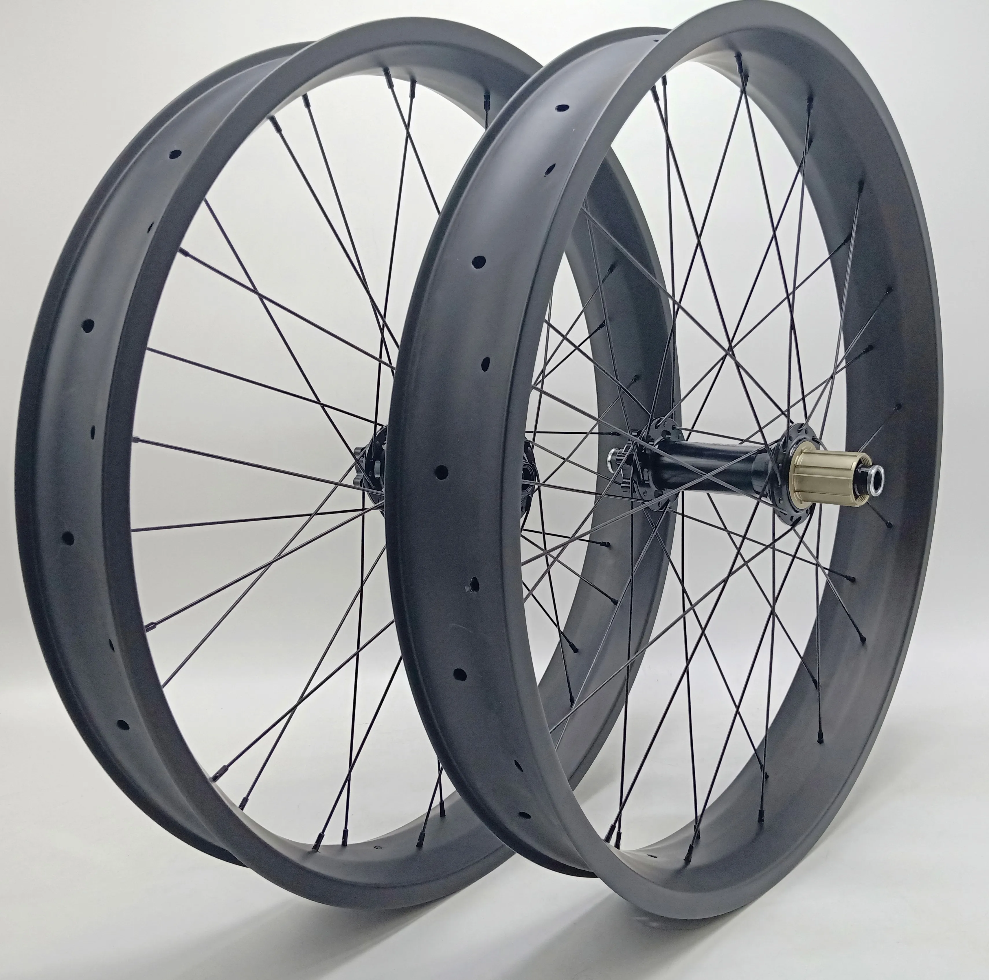 Колеса для велосипеда fat bike carbon 26er 80x25 мм передние колеса 135/197/190*15 задние * 12 с