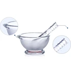 Стеклянная Ступка, грунтованное стекло с peком, лабораторная стеклянная посуда