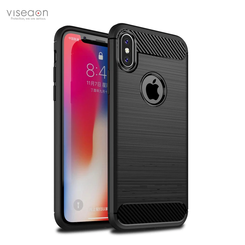 Чехол для Телефона iphone 5 5S SE2 6 7 8 Plus силиконовый углеродный чехол X XS Max 11 pro