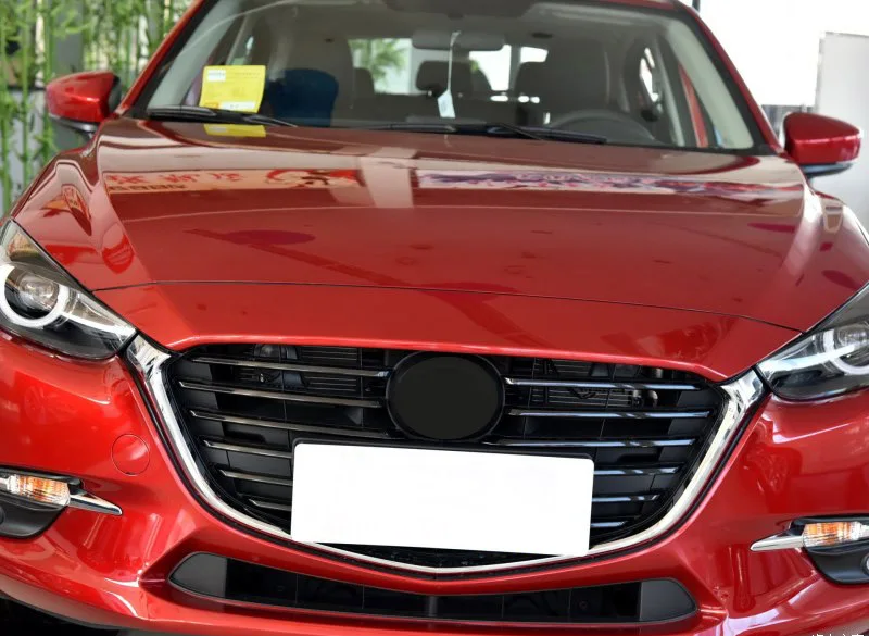 Передняя и верхняя решетка бампера для Mazda 3 Sport Axela 2017-2018 гриль на крышу Replce 1 шт. |