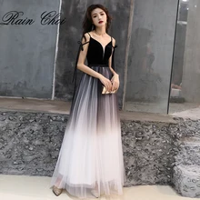 Vestido de festa, v-образный вырез, сексуальное вечернее платье, длинное вечернее платье