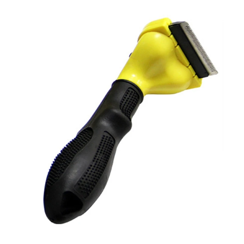 

Pet Dog Hair Remover Comb Cat Hair Brush Grooming Tool Stainless Steel Fur Cleaning Soft Pet Trimmer Comb Cat Supplies 090C
