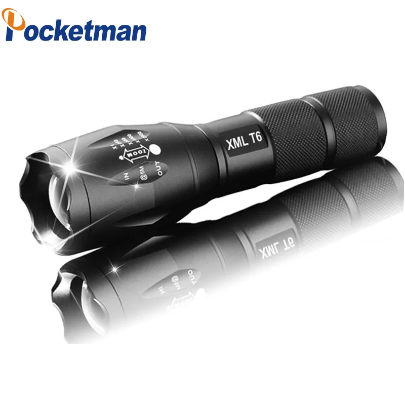 4000LM Most Bright T6 Led flashlight torch Camping light 5 switch Modes waterproof Zoomable Bicycle Light use 18650 battery | Лампы и