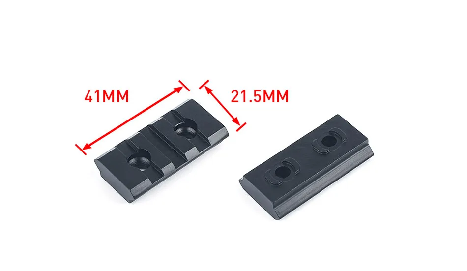 

Aluminum 1.5" 3 Slots M-Lok Picatinny Weaver Rail Section Mount Mlok Accessories Tactical Mount Base