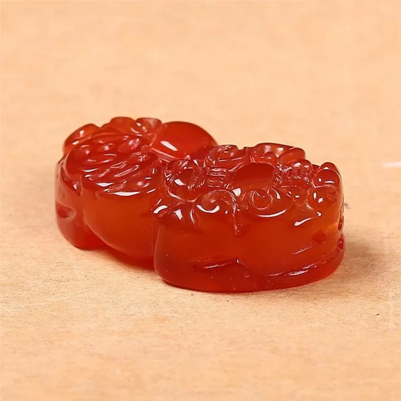 Красные Агаты резной амулет Pixiu для мужчин и женщин на удачу подвеска TBP099|pendants