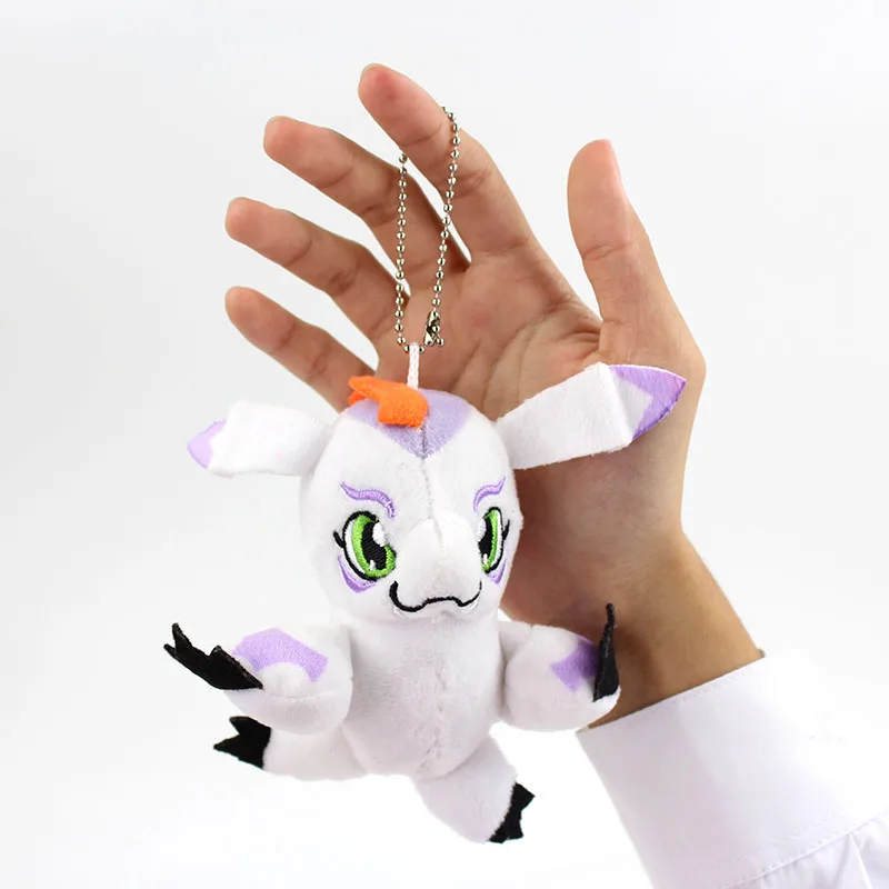 8-14 см 8 стилей Digimon Мягкая Подвеска для ключей игрушки Patamon Palmon Piyomon Tailmon Gomamon Koromon