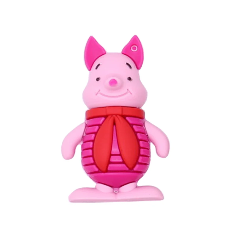 USB флеш-накопитель usb флешки 128 ГБ USB флэш-накопитель 4 ГБ 8 ГБ 16 ГБ оперативной памяти, 32 Гб встроенной памяти, с мультипликационным принтом «панда», «поросенок инновационный Флеш накопитель подарок cle usb2.0 - Цвет: pig