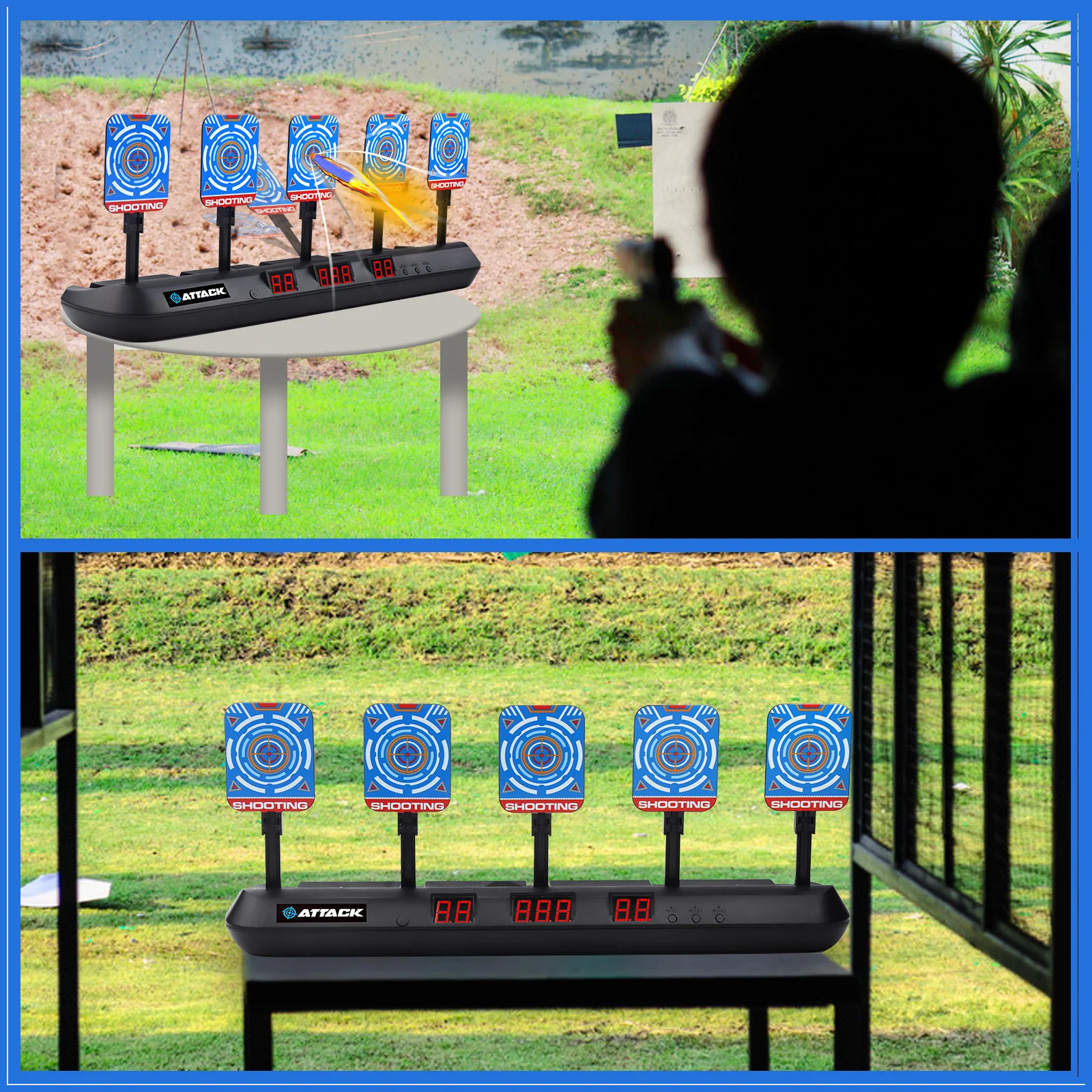 5 битная Автоматическая сброс электронная подсветка с 2 ремешками 20 запасных