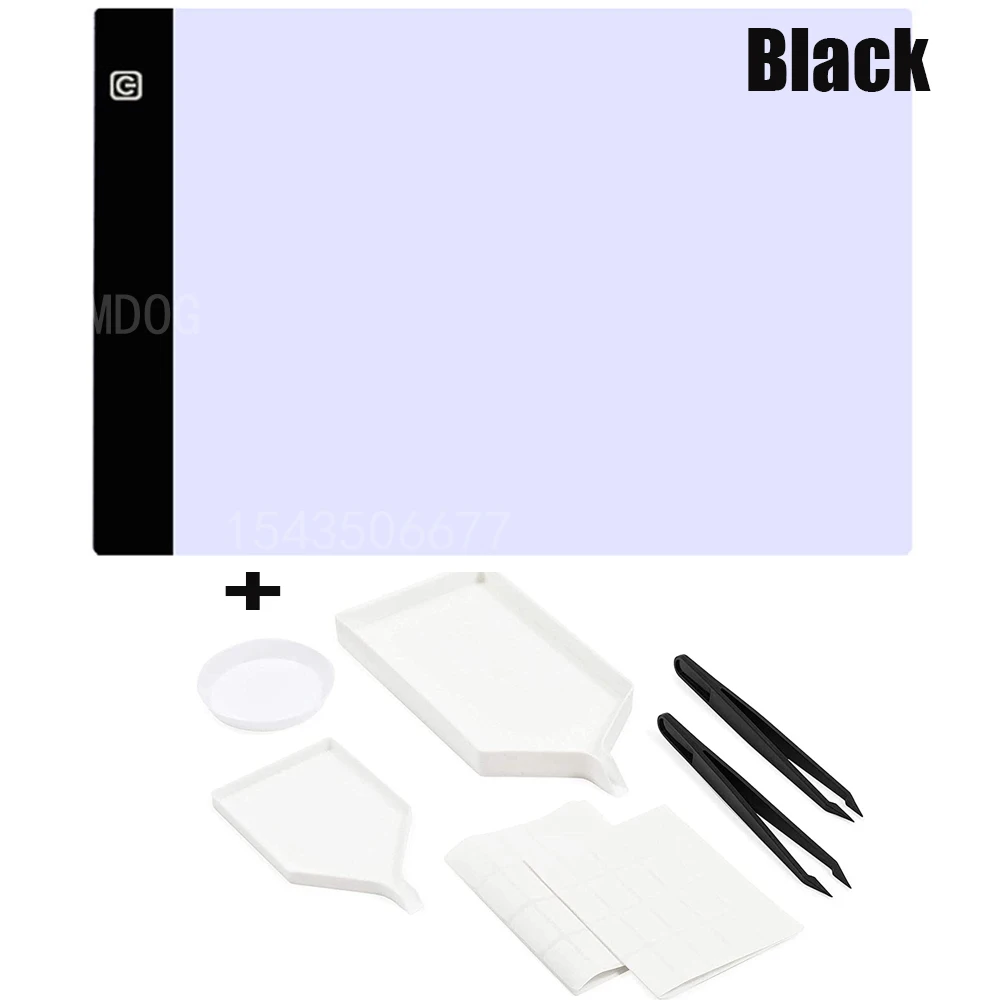 

Diamond Painting Accessorie A5/A4/A3 Led Light Pad Lamp Board Tablet for Painting Drawing Diamond Embroidery Tool Kits and Stand