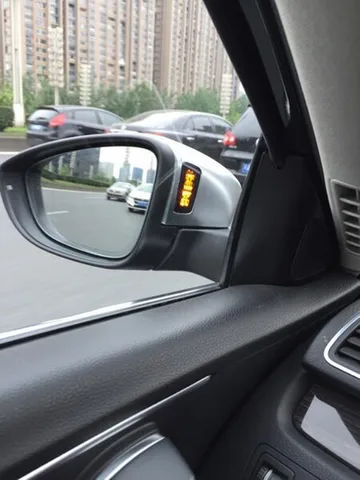 Матовый хромированный чехол для зеркала Lane Assist, зеркало заднего вида, боковые чехлы для боковых зеркал для VW Passat CC B7