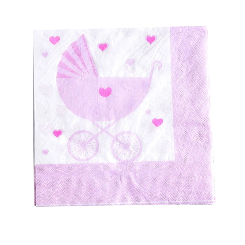 Детские вечерние одноразовые тарелки с рисунком слона бумажные полотенца для