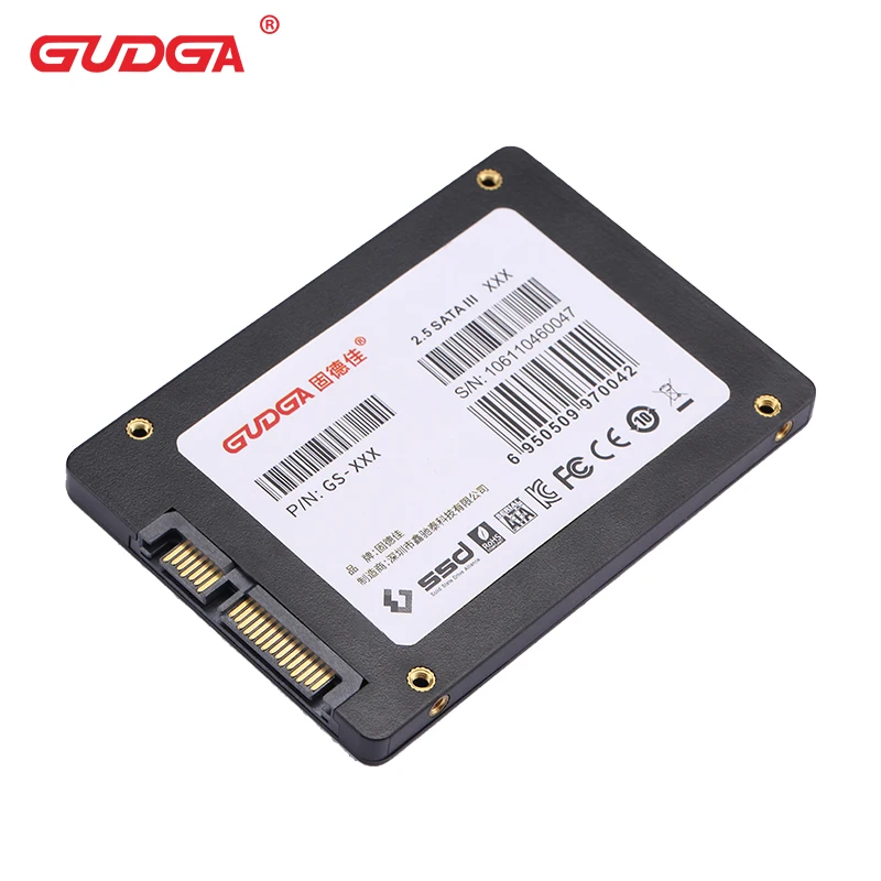 GUDGA SSD 2 5 дюйма SATA3 SATAII 64 Гб 128 ГБ 256 512 ТБ Внутренний твердотельный жесткий диск для