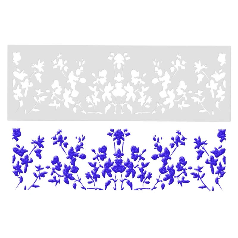 Пластиковый трафарет для свадебного торта форма украшения шоколадного десерта