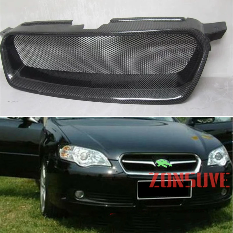 Передняя Центральная радиаторная решетка для Subaru Legacy 2008 2009 из углеродного