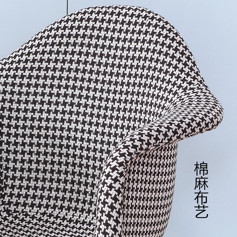 

Nordic chair creative hundred Buims single cloth leisure soft stool backrest lazy computer desk chair