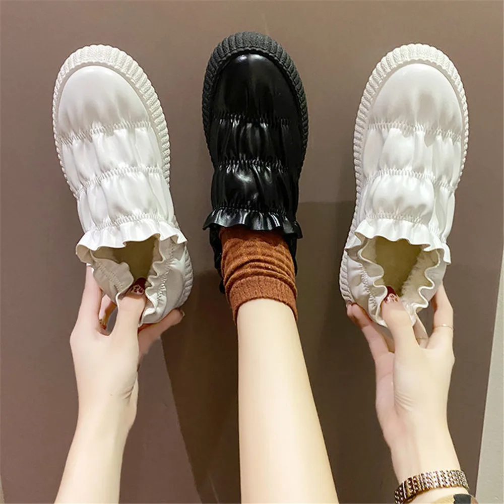 

Women Boots Fashion Waterproof Warm Snow Boots For Winter Bread Cotton Shoes Female Casual Lightweight Ankle Botas Mujer Silver
