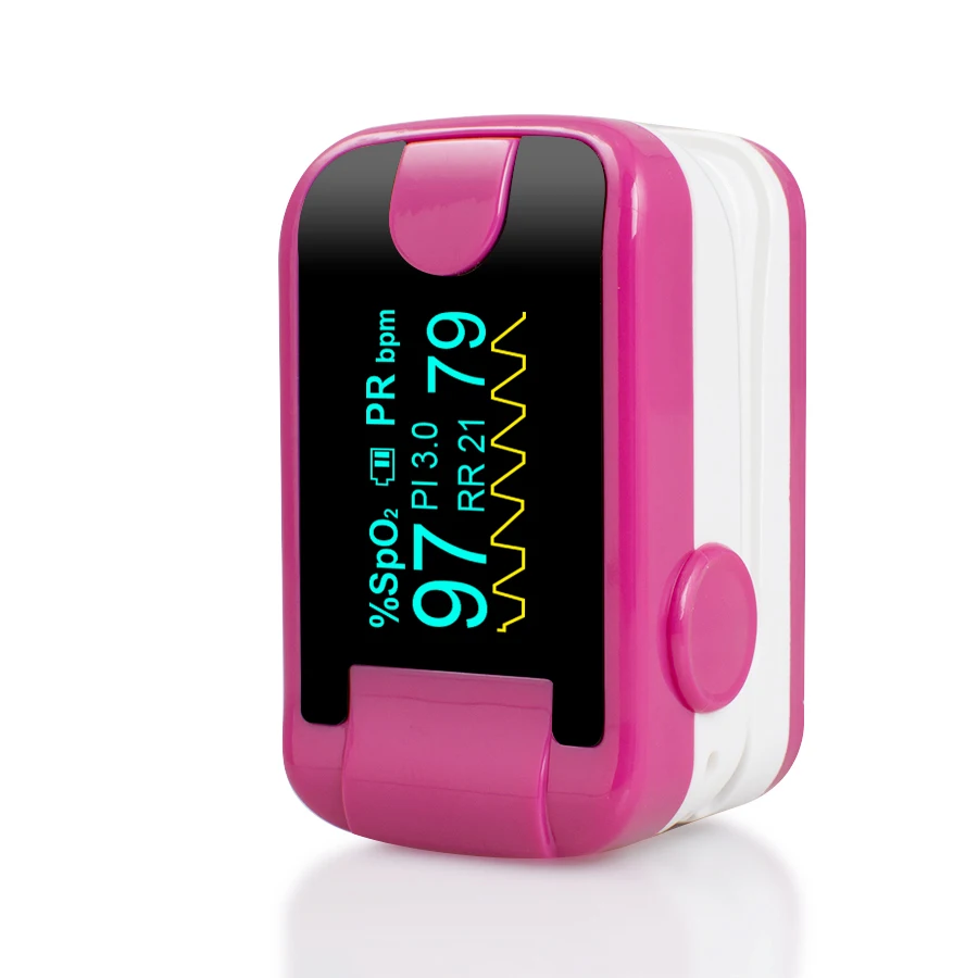 Pulsioximetro Fingertip Pulse Oximeter De Pulso Dedo SpO2 Saturation Meter Respiration Rate |