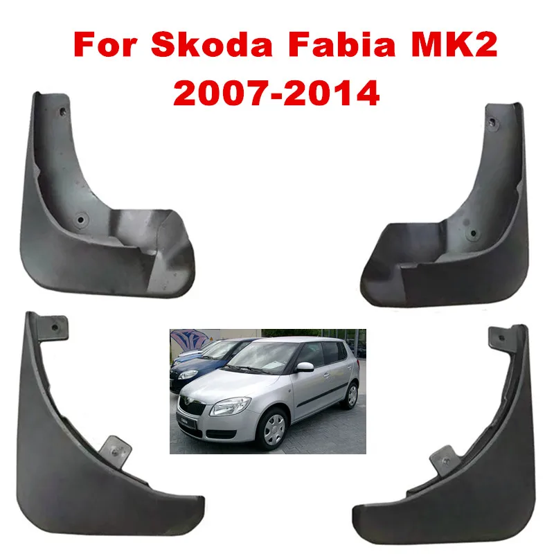 Брызговики автомобильные брызговики брызговик крыло брызговиков для Skoda Fabia MK2