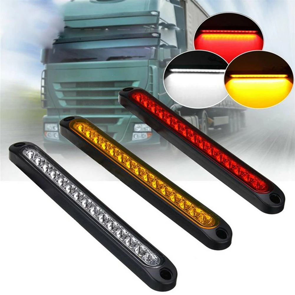 

1pcs Trailer Brake Light 15 LED Rear Light Trailer Truck LED Tail Light 10-30V Trailer Stop Signal Lights Tail Brake Light Bar