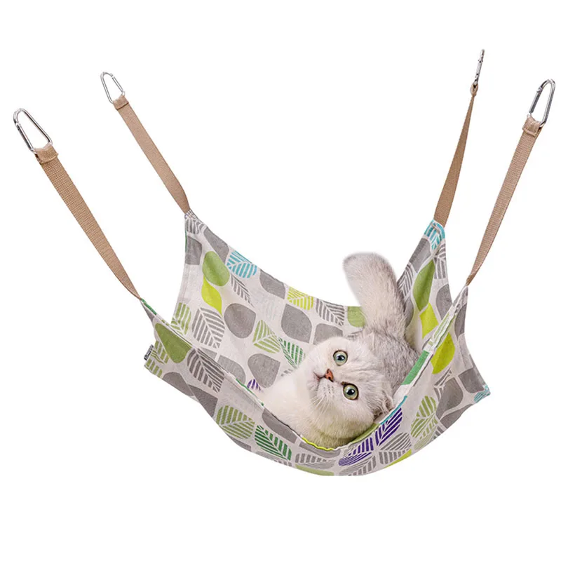 

Cat Cage Hammock Pet Hanging Bed Sleeping Swing Chair Breathable Comfy Cage Bed Cat For Cat Kitten Cat Accessories