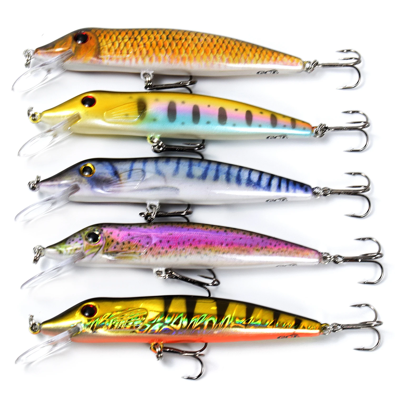 Рыболовная Приманка в виде гольяна с 3D глазами искусственные джиг воблеры