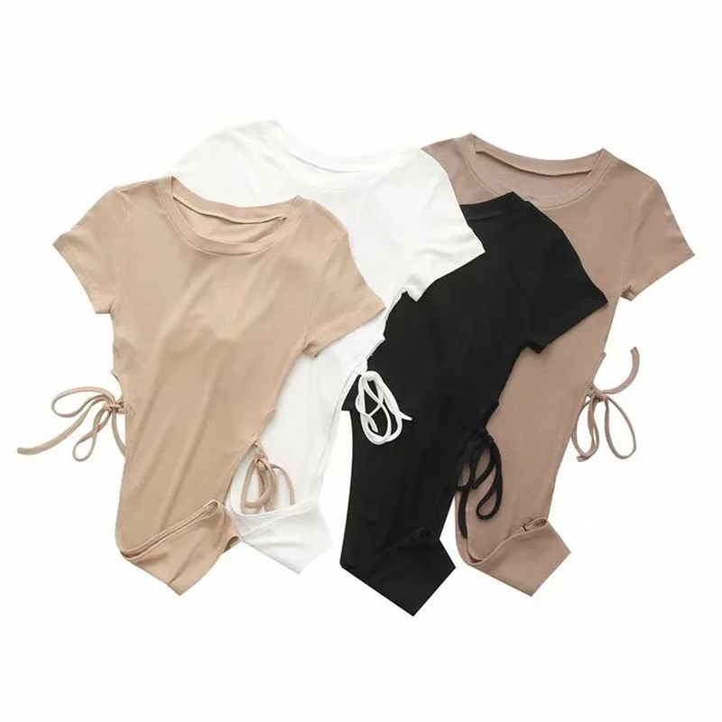 

Женское боди с коротким рукавом, круглым вырезом и круглым вырезом, лето 2021