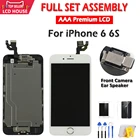 ЖК-дисплей для iPhone 6 6S 6G, полный комплект в сборе, 4,7 сенсорный дигитайзер для iPhone 6S, замена экрана, класс AAA, 100% дюйма