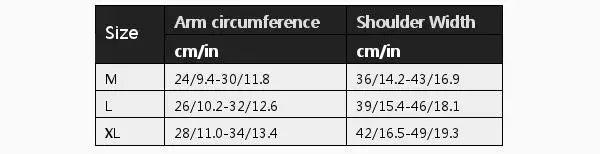 Эластичный компрессионный корректор для спины и плеч с длинным рукавом контроль