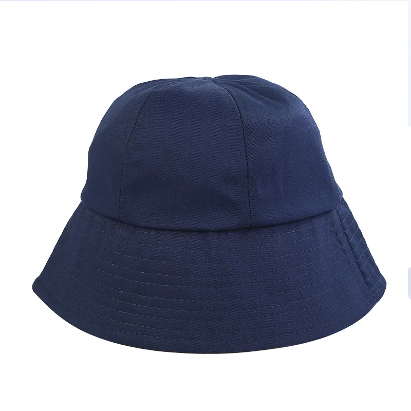 

Dome Solid Colors Bucket Hat Women Men Fall Winter Cotton Black Panama Fishing Hats Fashion Gorras Casquette Bonnet Bob 2021 New