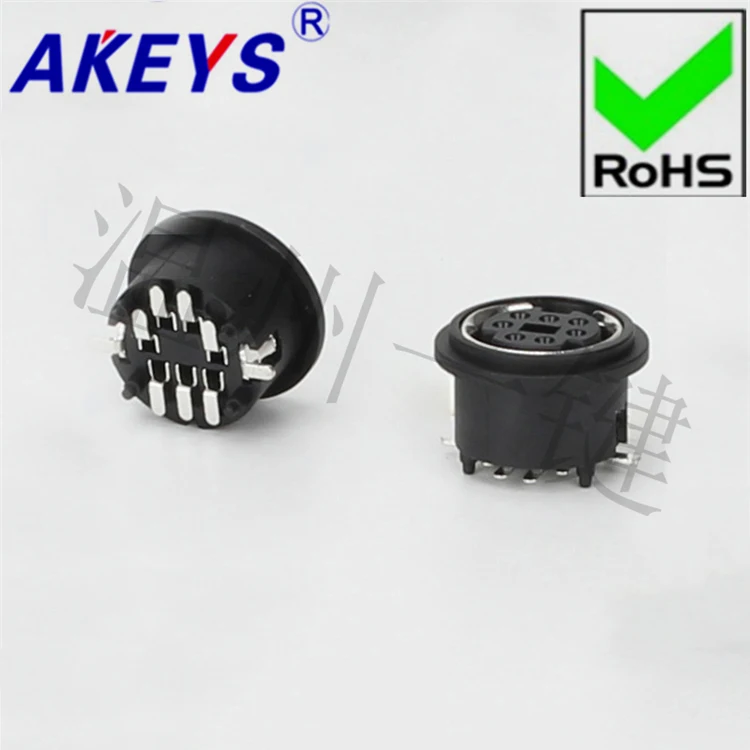 10 шт. круглые разъемы для клавиатуры | Строительство и ремонт