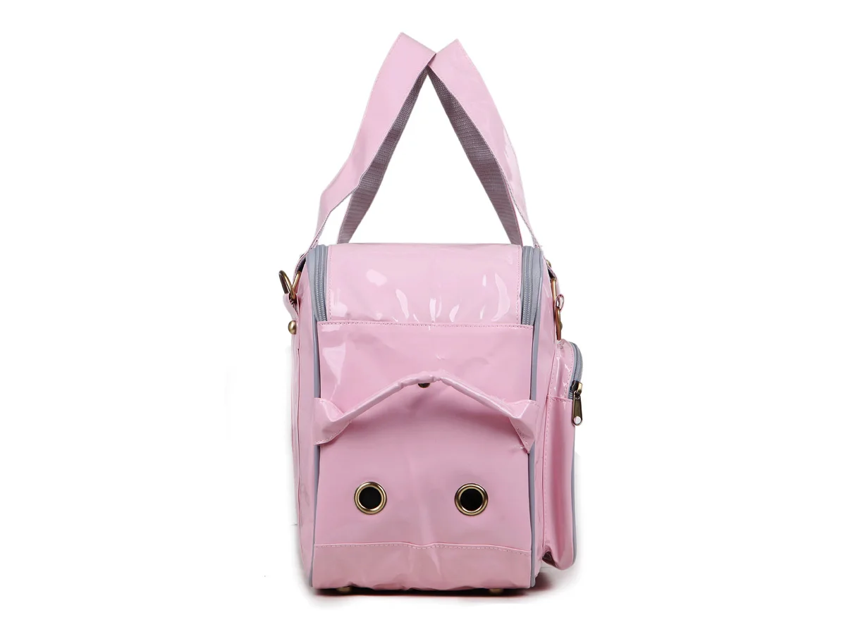 Бесплатная доставка сумка-переноска из полиэстера розового цвета для собак