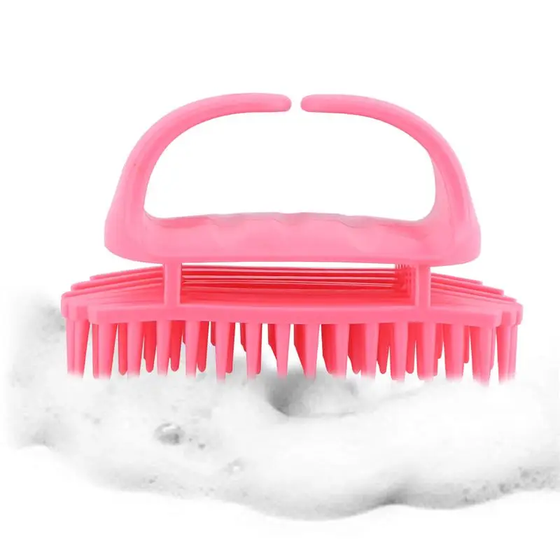 

2pcs Silicone Hair Brush Scalp Massager Massaging Tool for Girls Men Women