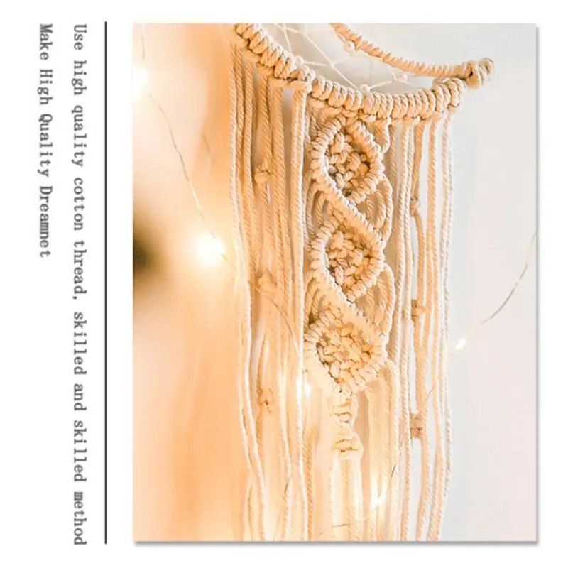 

Nordic Hand-Woven Wall Room Decoration Macrame Woven Boho Chic Bohemian Room Geometric Tapestry Decor Ornaments