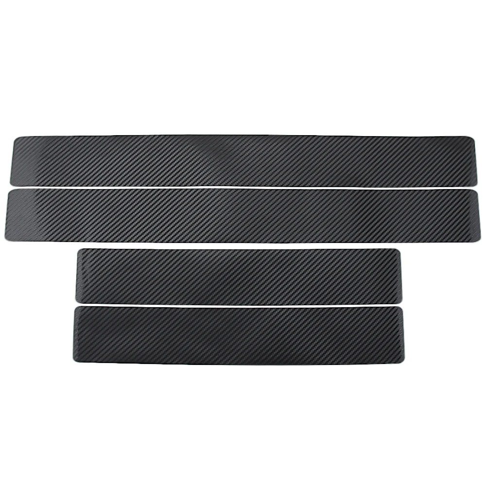 Car Carbon Fiber Vinyl Door Sills Stickers accessories for Alfa Romeo alfa romeo 159 147 saab 93 95 9000 peugeot 206 | Автомобили и