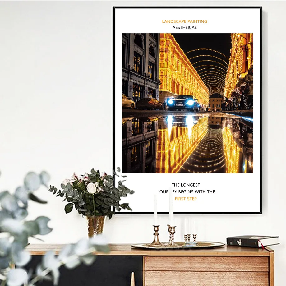 Плакаты и принты в скандинавском стиле с изображением Города Парижа реки