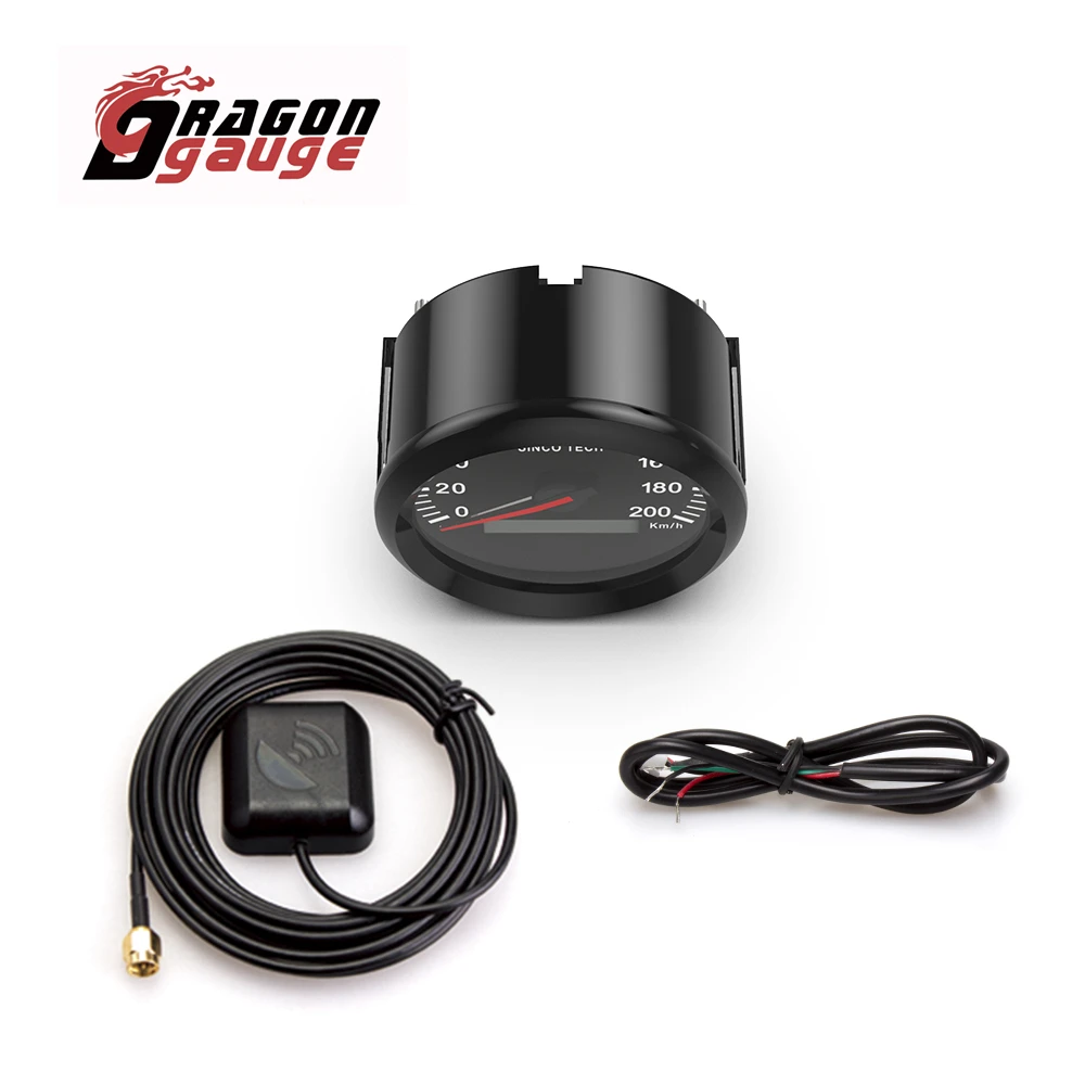 Универсальный GPS-Спидометр DRAGON 85 мм 200 км/ч 12 В 24 | Автомобили и мотоциклы
