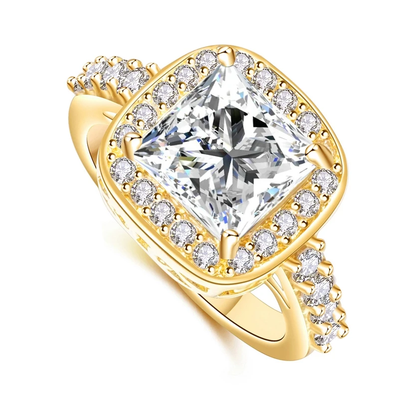 19 разные стили Классического фасона Обручальные кольца для женщин ААА