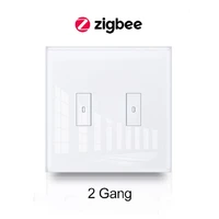 tuya smart eu zigbee 3 0 light switch with touch panel 1 2 3 gang app remote control timer works with google home alexa mqtt