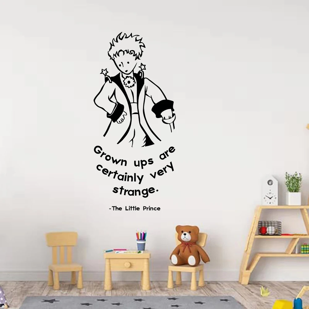 

Home Decoration Cartoon The Little Prince Wall Stickers Decals Vinyl Art Sticker Mural Baby Nursery Decor