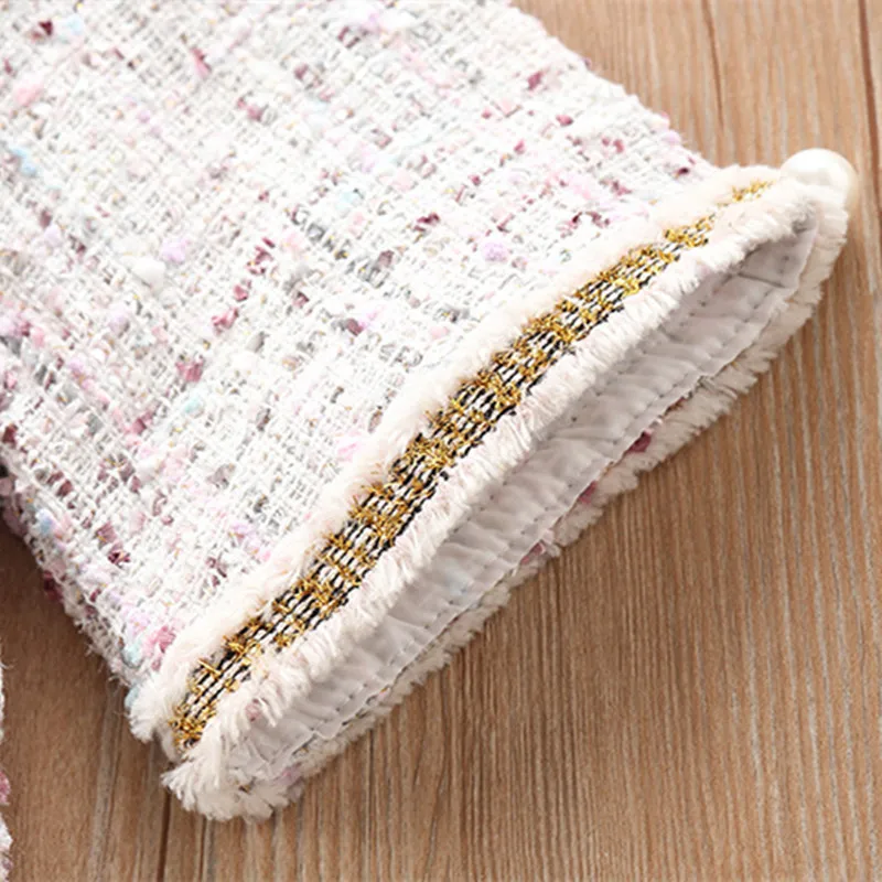 2019 Autumn Toddler Dresses Little Girls Short Sleeve Bowknot Fragrance A-line Princess Dress 2-8Yrs Kids Clothes Party | Детская одежда