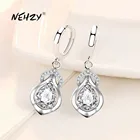 Женские серьги из серебра 925 пробы с фианитами