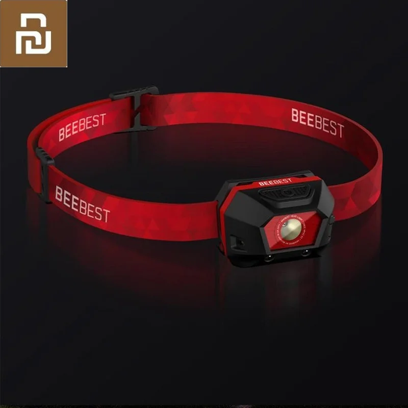 

Налобный фонарь Xiaomi Youpin Beebest, водонепроницаемый ультралегкий регулируемый, для ночного бега, походов, скалолазания, SOS