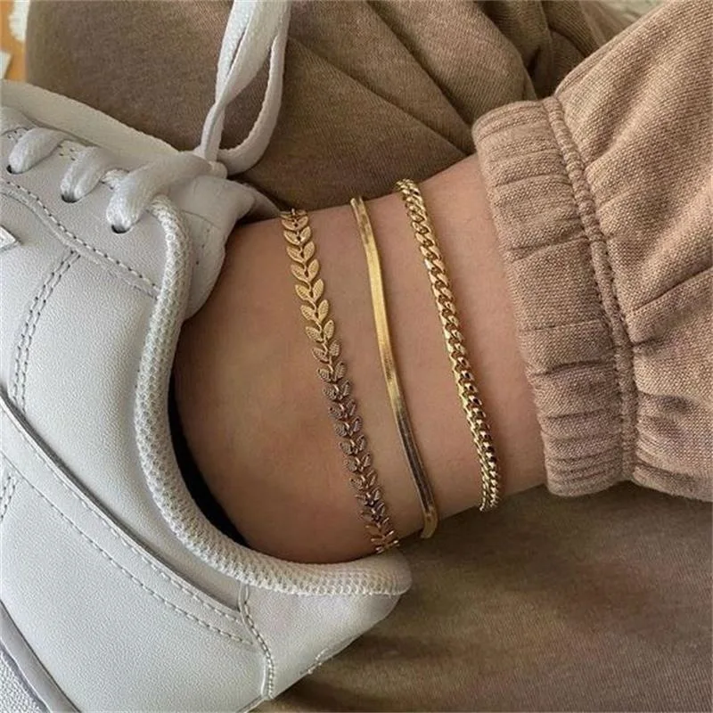

Boho Anklet Foot Geometry Chain Ankle Summer Bracelet Pendant Charm Sandals Barefoot Beach Foot Bridal Jewelry Accessories