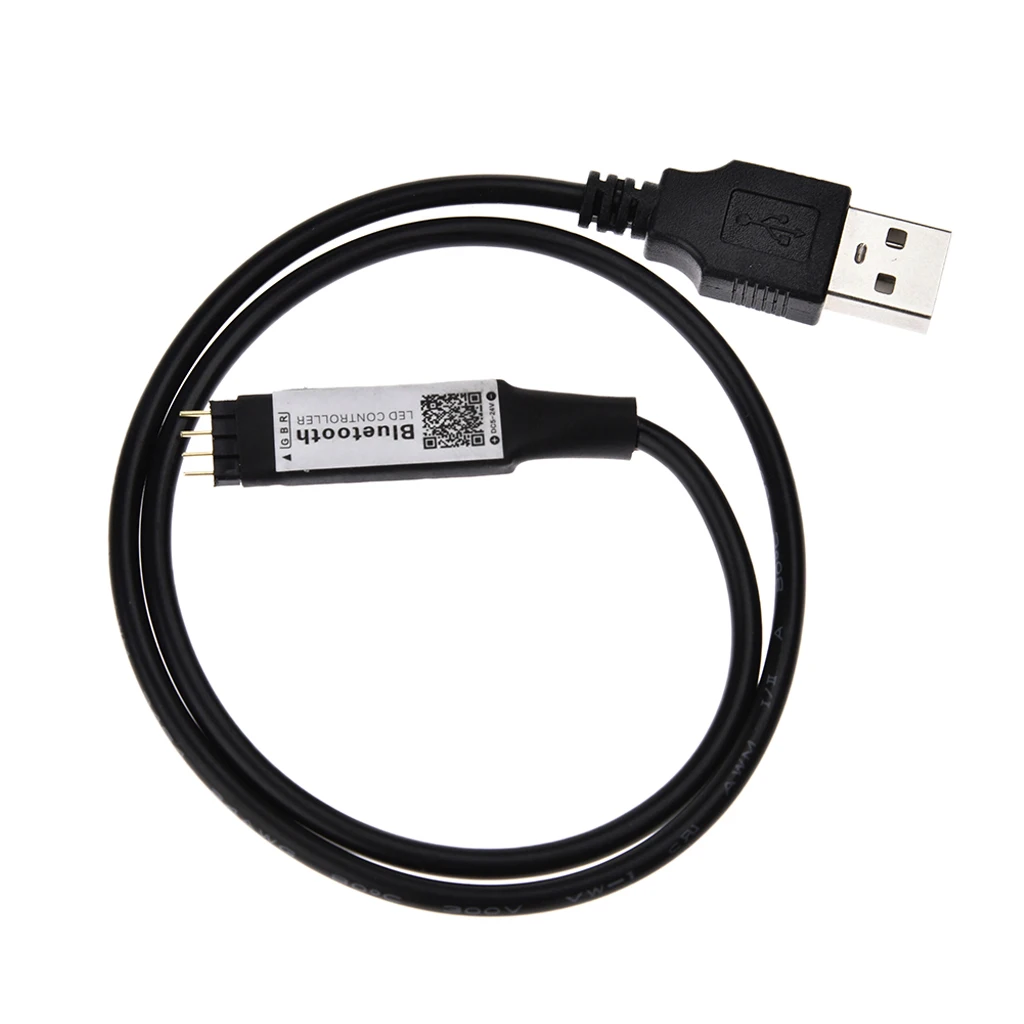

Mini Bluetooth Controller for TV Back LED Light Strips 5V USB Output Black