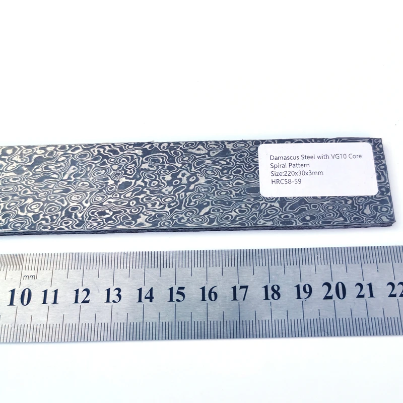 1 шт. закаленное лезвие Дамасского Ножа Лезвие стального ножа без Сделай Сам нож