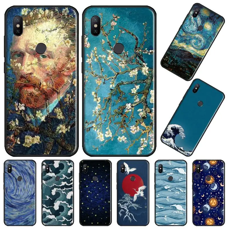 

art aesthetic van Gogh painting Phone Case For Xiaomi Redmi 4x 5 plus 6A 7 7A 8 mi8 8lite 9 note 4 5 7 8 pro