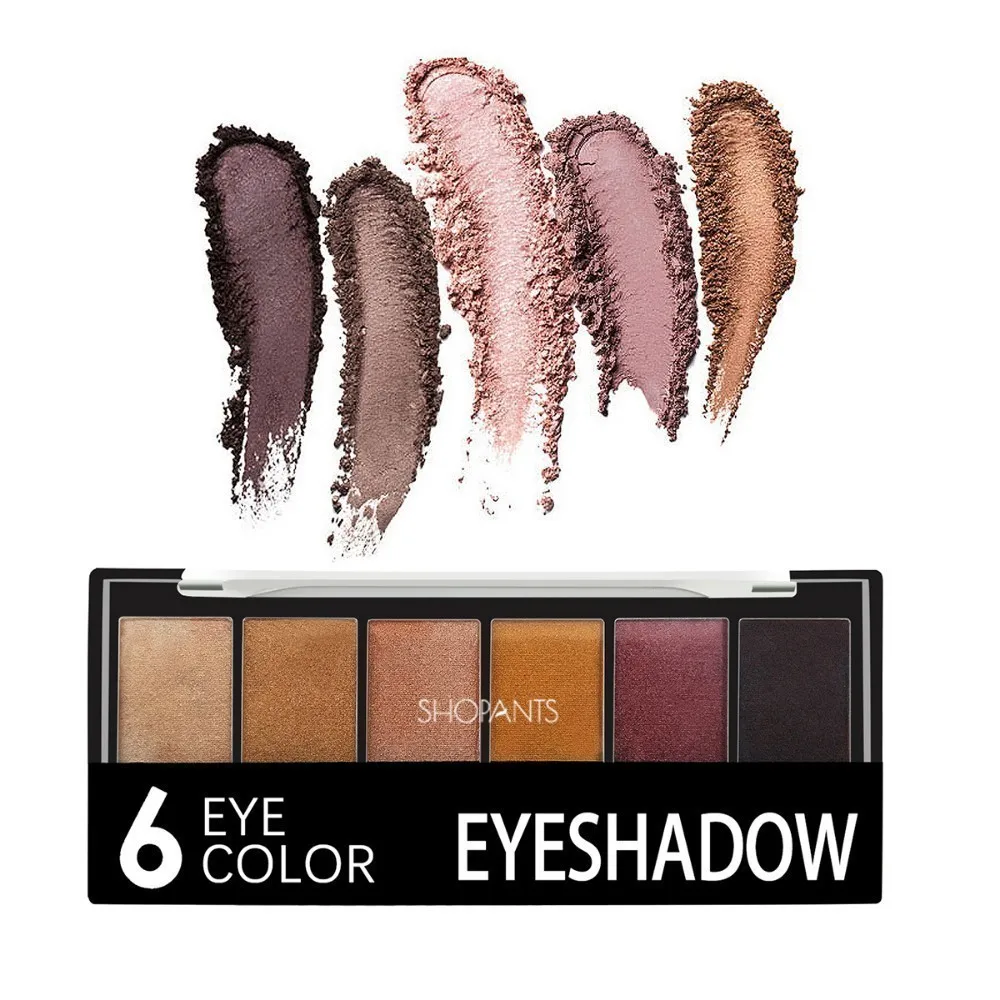 SHOPANTS тени для век Палетка Гламурная Smokey Sombra мерцающий блеск гладкая кремовая